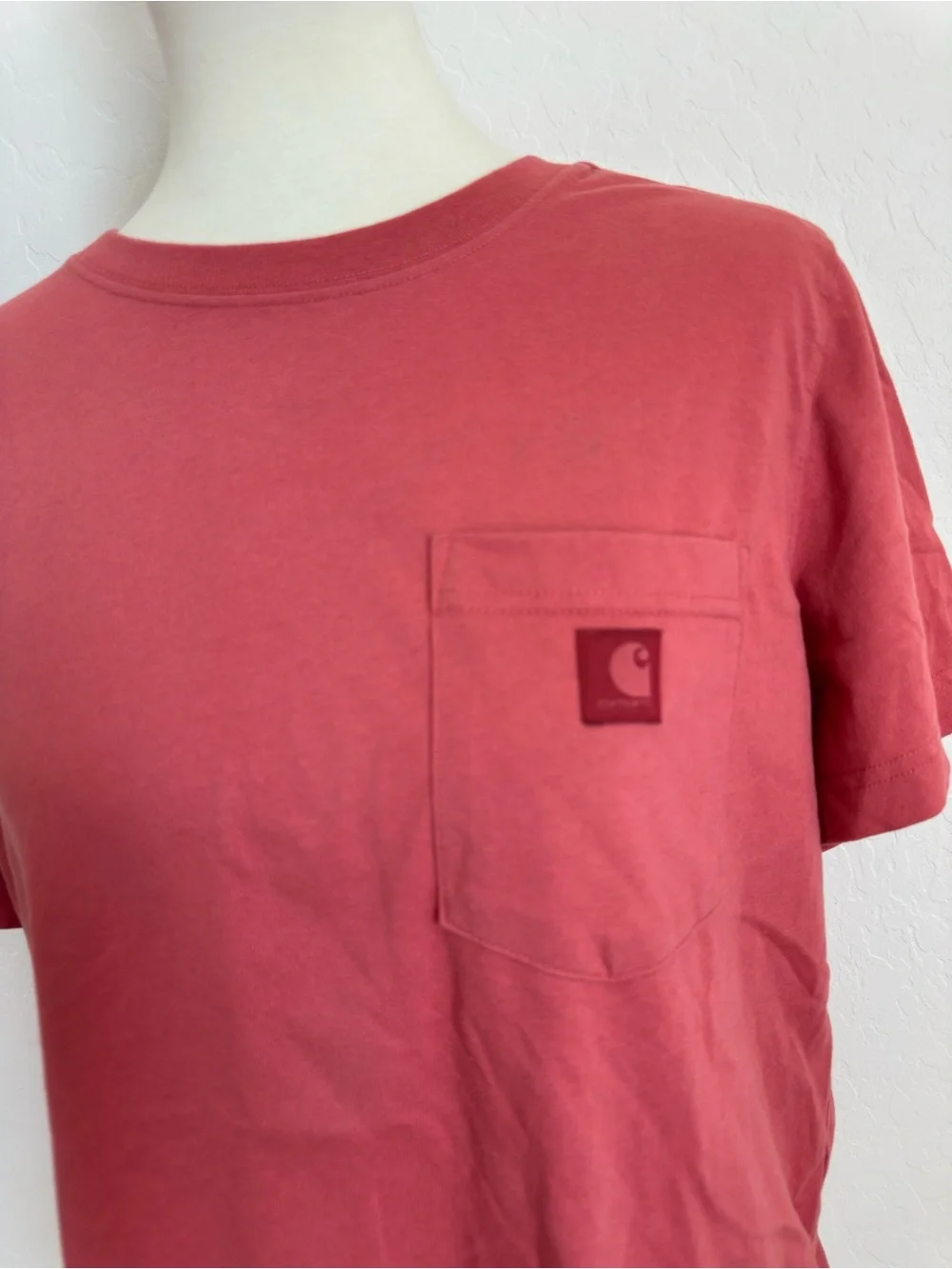 Carhartt Pocket Crew Neck T-Shirt - Dusty Rose